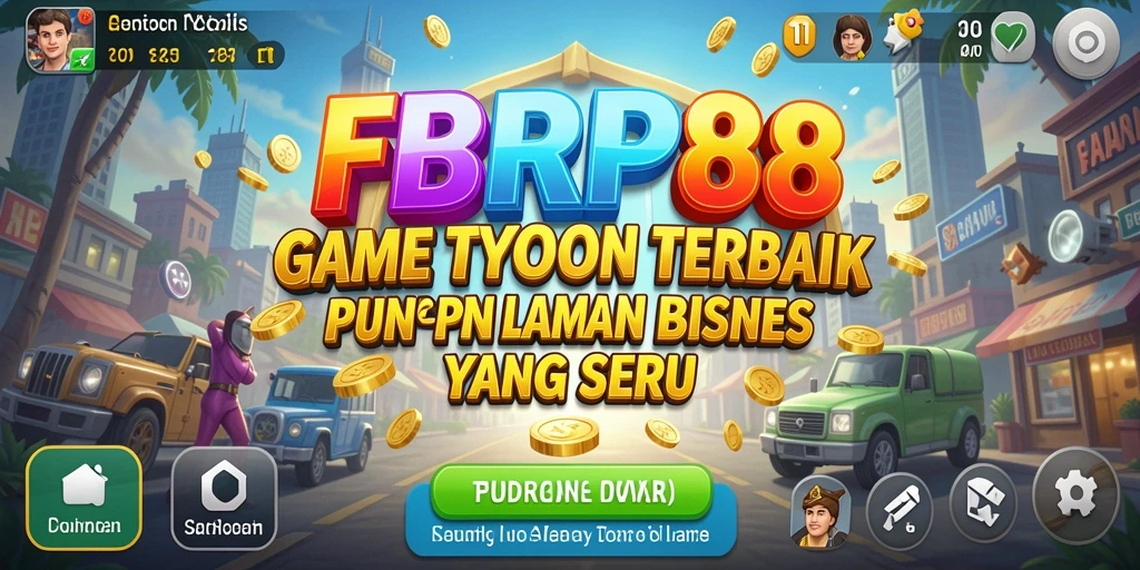 Screenshot FBRP88 menampilkan gameplay seru dalam membangun empire bisnis.