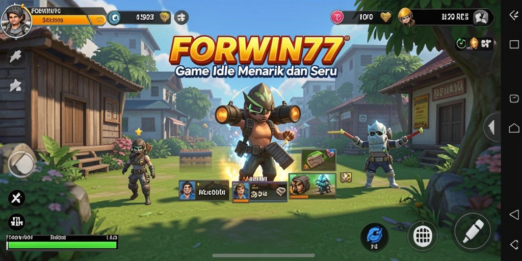 Screenshot gameplay FORWIN77 menampilkan aktivitas manajemen yang menarik dan seru.