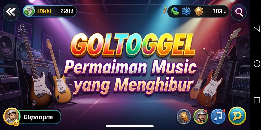 Tampilan gameplay GOLTOGEL yang menyenangkan dan interaktif.