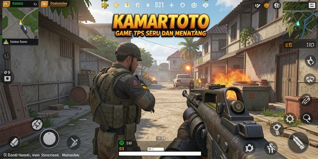 Tampilan menarik dari gameplay TPS KAMARTOTO yang mendebarkan.