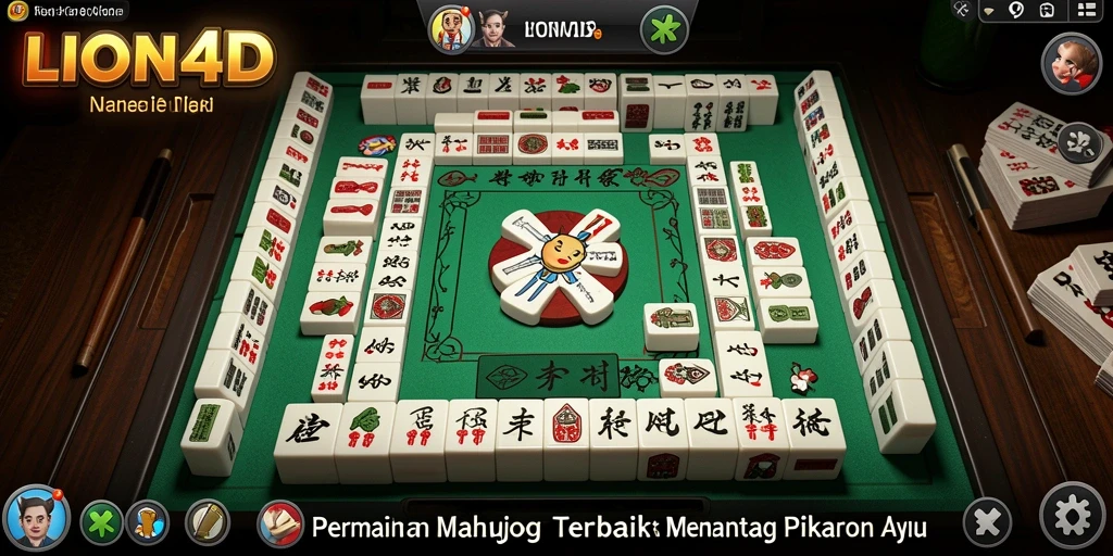 Screenshot gameplay LION4D menampilkan tantangan Mahjong yang menarik.