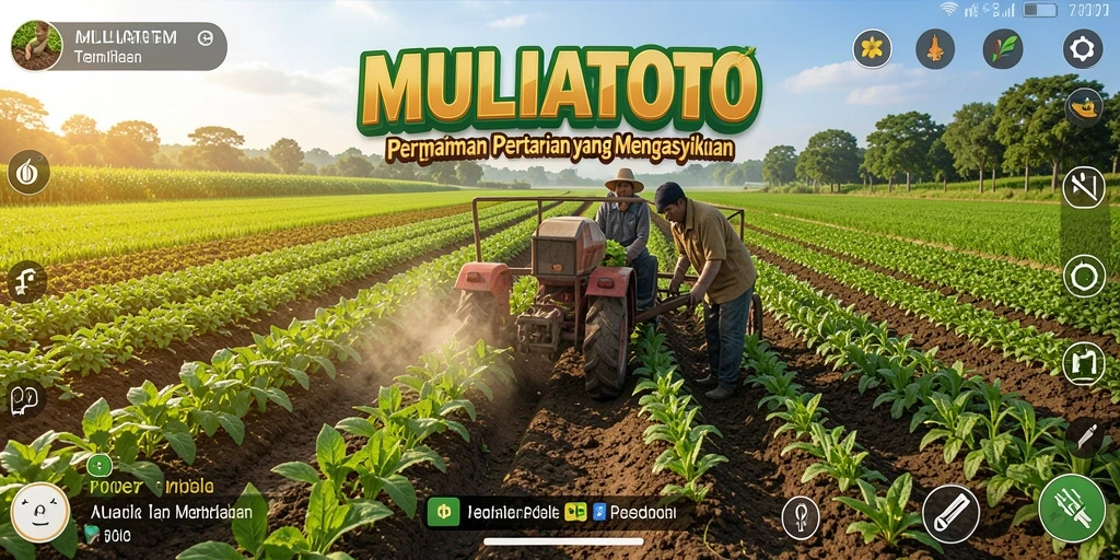 Gameplay menarik dari MULIATOTO dengan berbagai aktivitas pertanian.