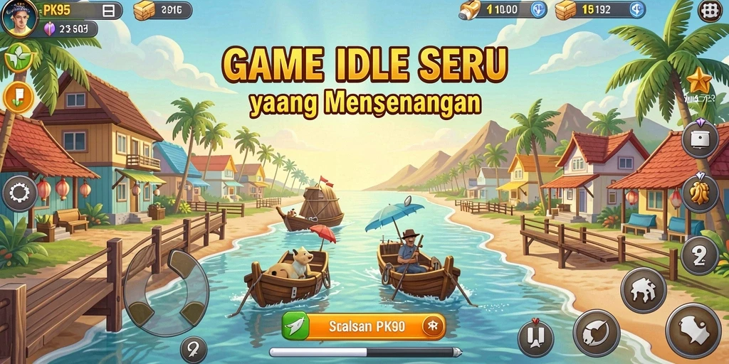 Tampilan gameplay PK95 yang menarik dan interaktif.