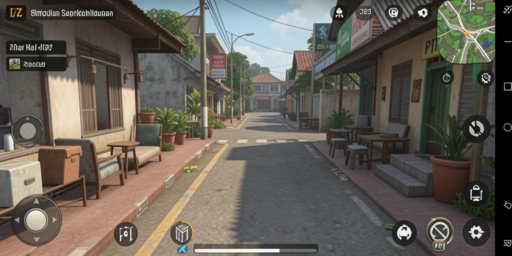 Tampilan gameplay PT707 yang menggambarkan aktivitas sehari-hari yang menarik.