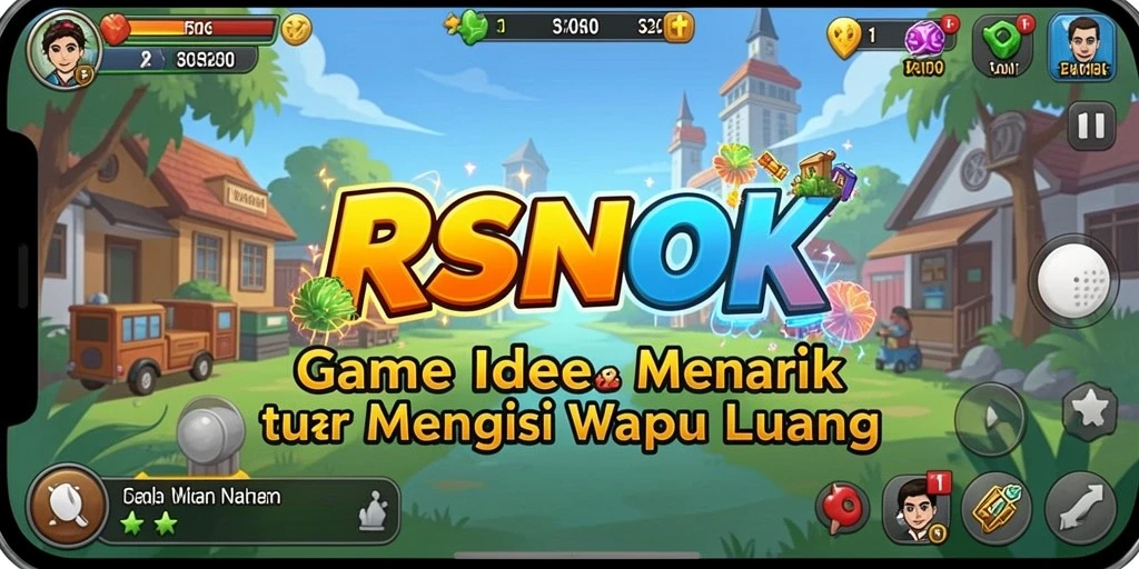 Tampilan screenshot gameplay RSNOK yang menggambarkan keseruan permainan Idle.