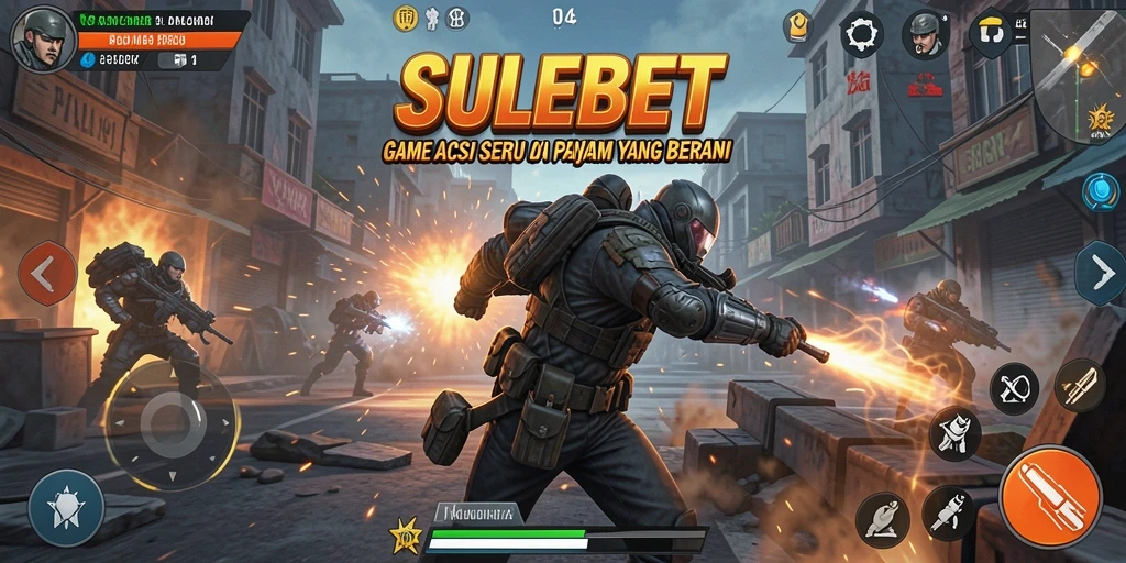 Tangkapan layar utama dari gameplay action yang mendebarkan di SULEBET.