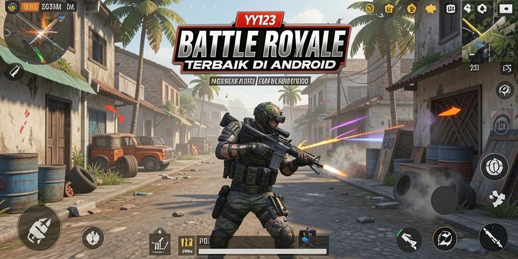 Tampilan aksi seru dalam gameplay YY123 yang menegangkan.