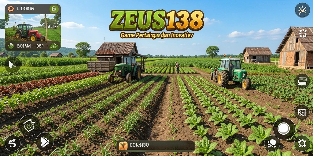 Screenshot menampilkan gameplay seru di dunia pertanian ZEUS138.