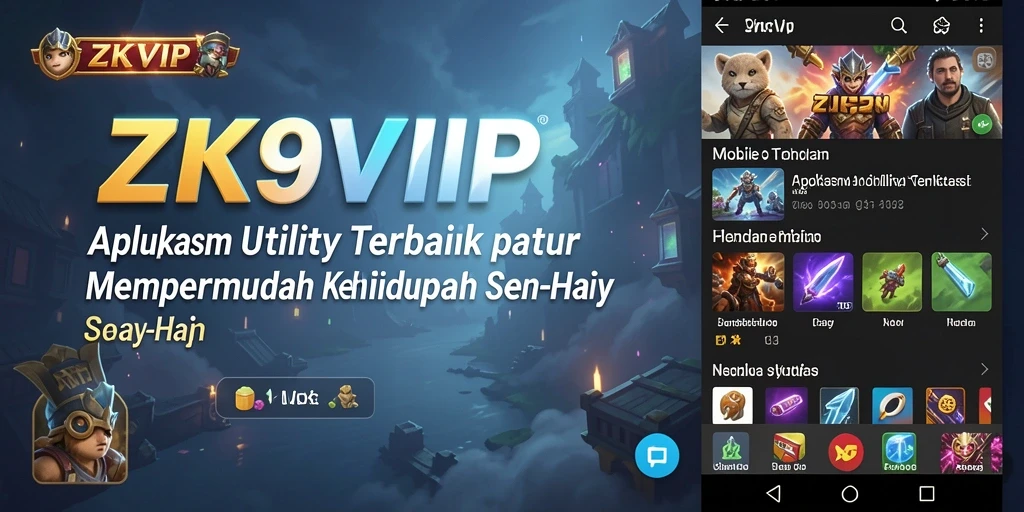 Tampilan antarmuka aplikasi ZK9VIP yang memudahkan pengguna.